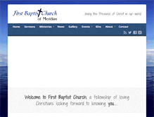 Tablet Screenshot of fbcmeridian.org